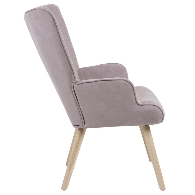 Relaxačné kreslo, ružová látka, AK-301 PINK2