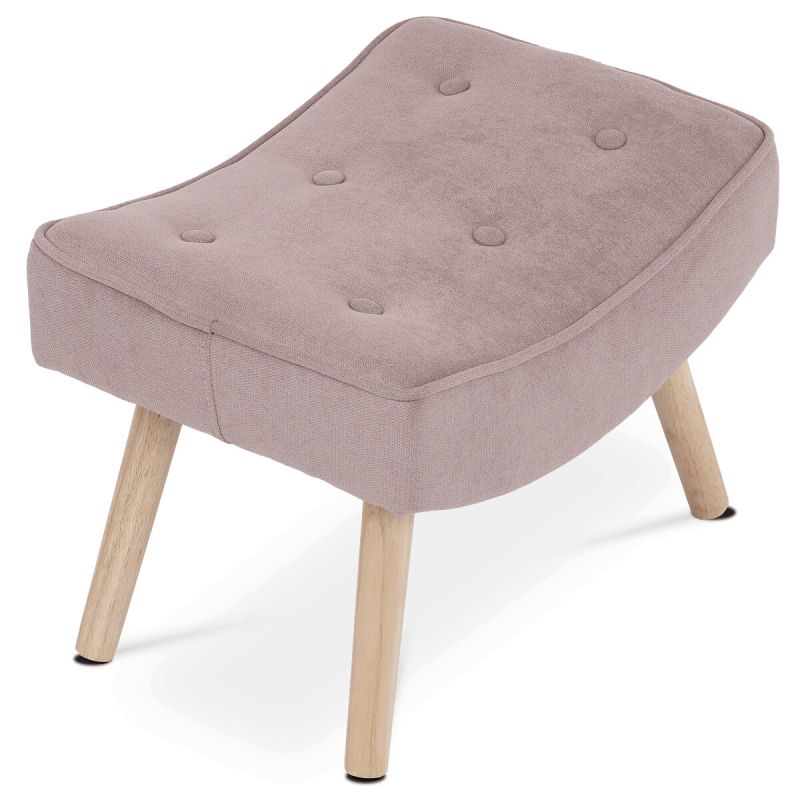 Podnožka, 52cm, ružová látka, AK-301P PINK2