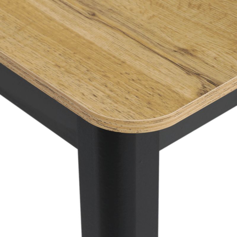 Jedálenský stôl rozkladací 140-180x80cm, MDF, divoký dub, AT-3001 OAK