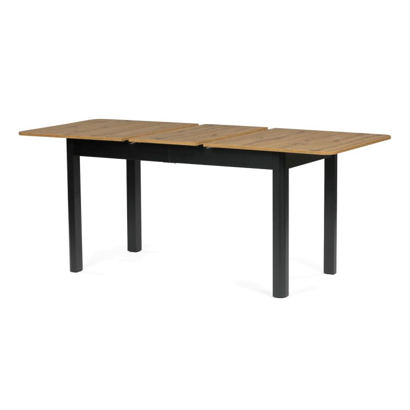 Jedálenský stôl rozkladací 140-180x80cm, MDF, divoký dub, AT-3001 OAK