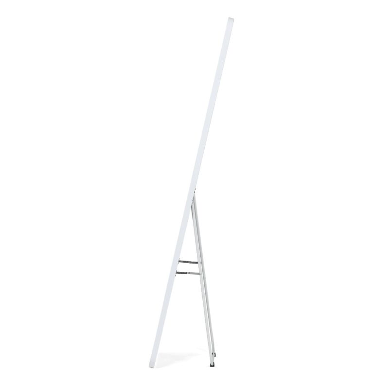 Zrkadlo stojacie, 39x160cm, biele, AZR-V5015 WT