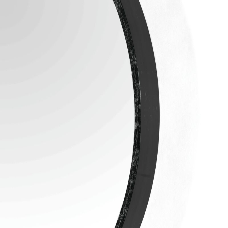 Zrkadlo závesné, 60cm, čierne, AZR-V5060 BK