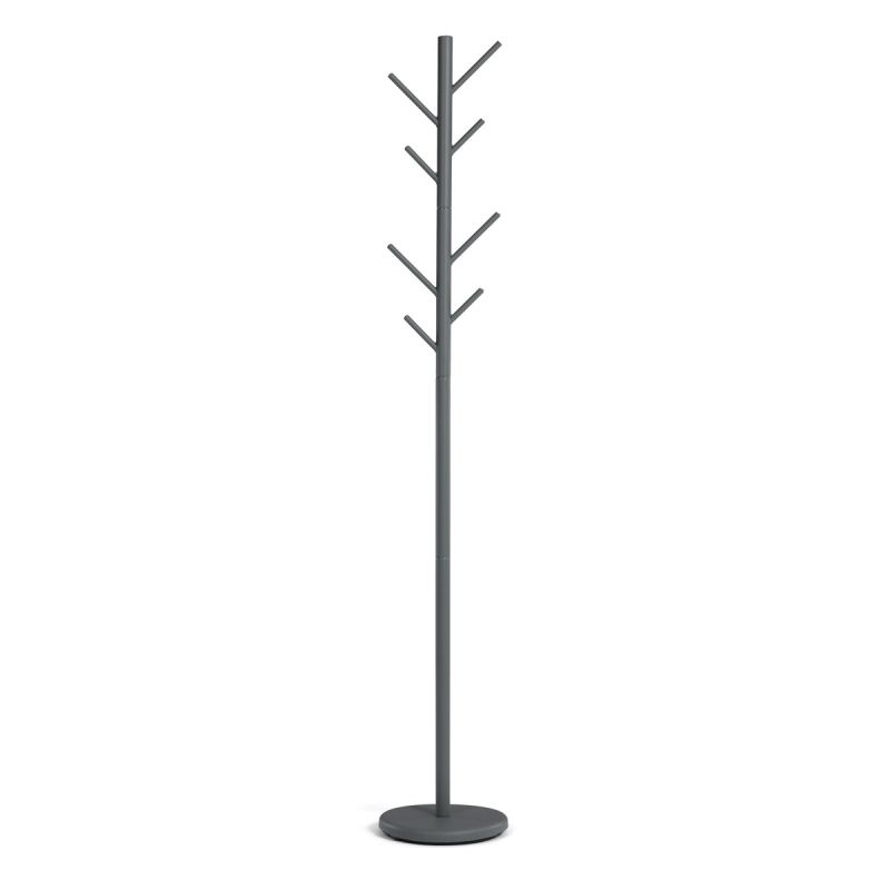 Stojanový vešiak, 179cm, kov sivý, 80001-44 GREY