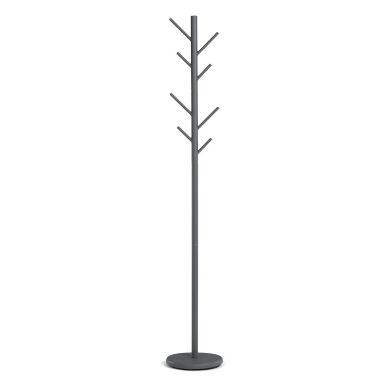 Stojanový vešiak, 179cm, kov sivý, 80001-44 GREY