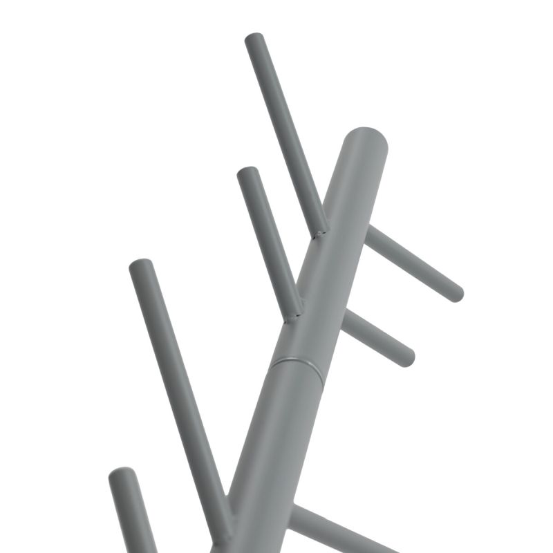 Stojanový vešiak, 179cm, kov sivý, 80001-44 GREY