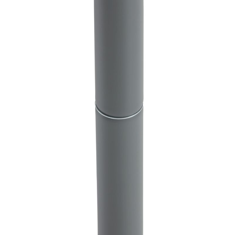 Stojanový vešiak, 179cm, kov sivý, 80001-44 GREY