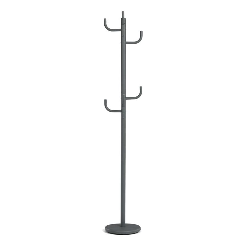 Stojanový vešiak, 175cm, kov sivý, 80609-06 GREY