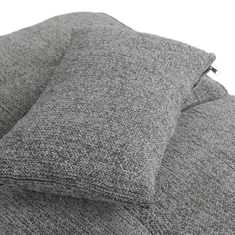 Rozkladacie kreslo, sivá látka, ASB-C3210 GREY2