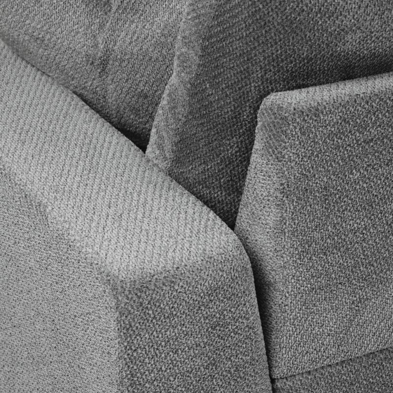 Rohová pohovka, sivá látka, ASB-C3990 GREY2