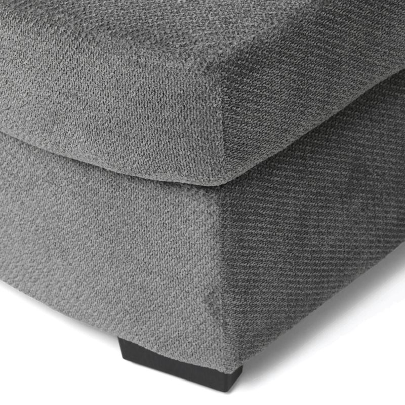 Rohová pohovka, sivá látka, ASB-C3990 GREY2