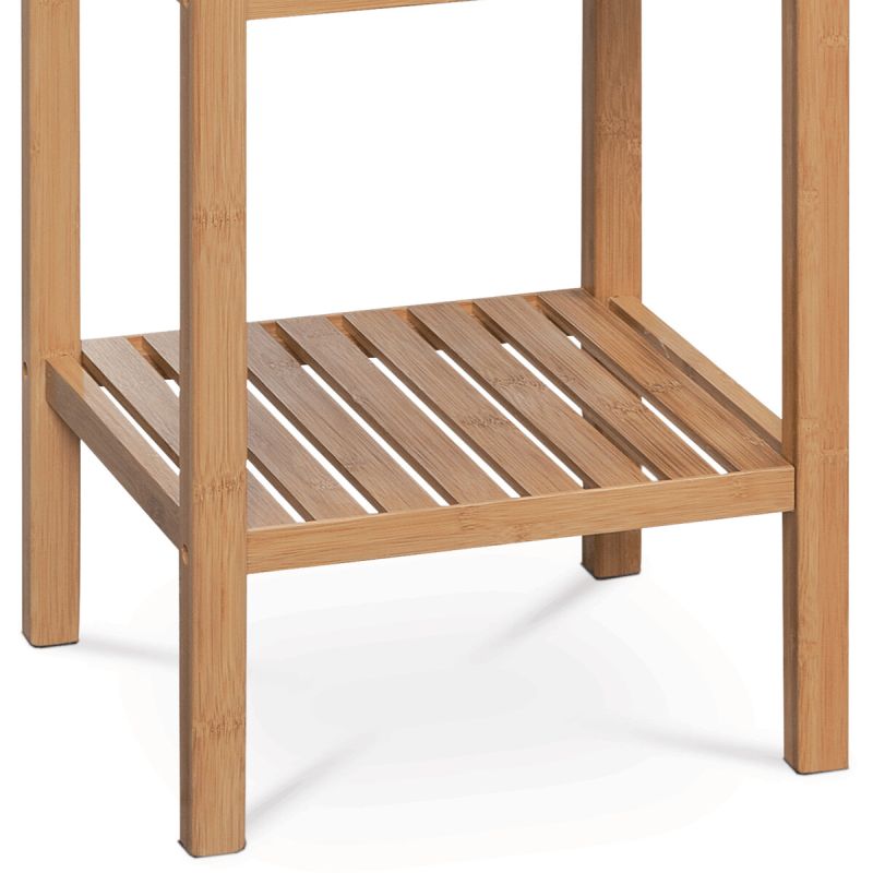 Regál, 37cm, masív, bambus, DR-011-4