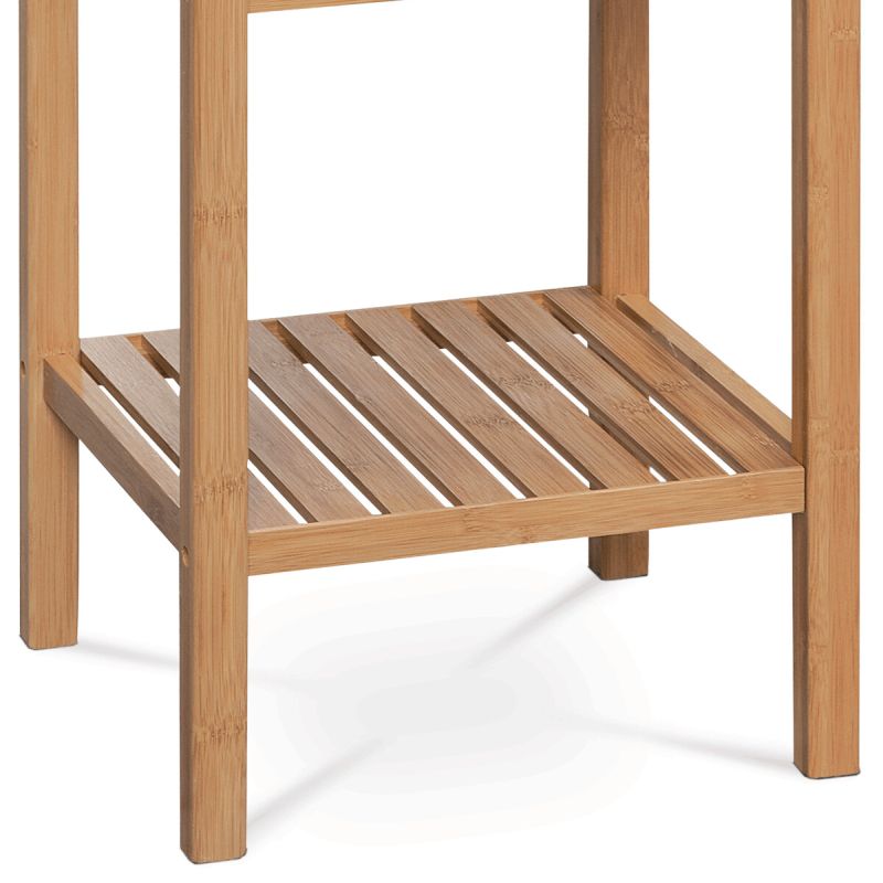 Regál, 37cm, masív, bambus, DR-011-5