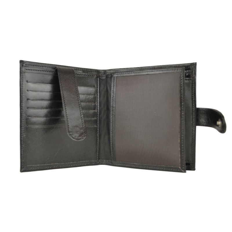 Luxusná exkluzívna kožená peňaženka č.8333 v čiernej farbe