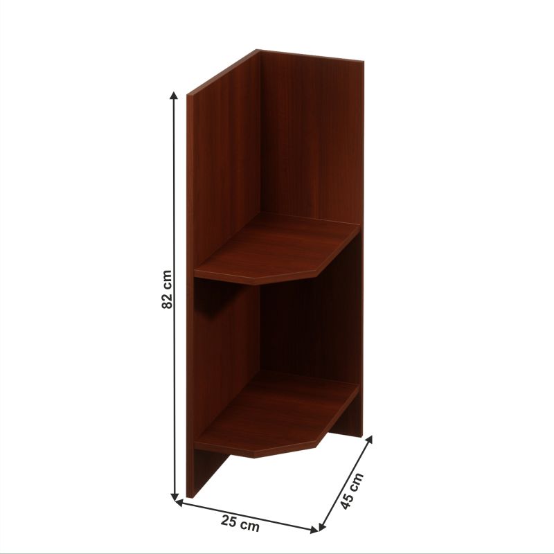 Spodná skrinka otvorená, 25cm, orech Milano, pravá, SICILIA D25PZ