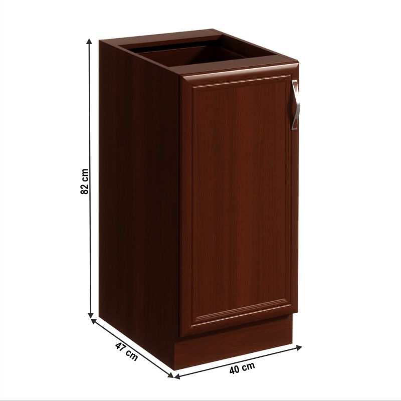 Spodná skrinka, 40cm, orech Milano, ľavá, SICILIA D40