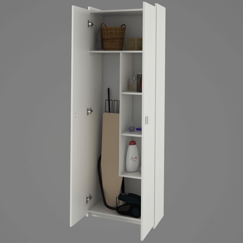 Skriňa, 64cm, kombinovaná, biela, NATALI TYP6