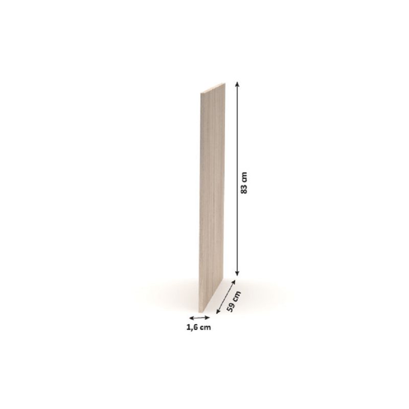 Koncová doska, 59cm, dub sonoma, NOVA PLUS NOPL-085-00