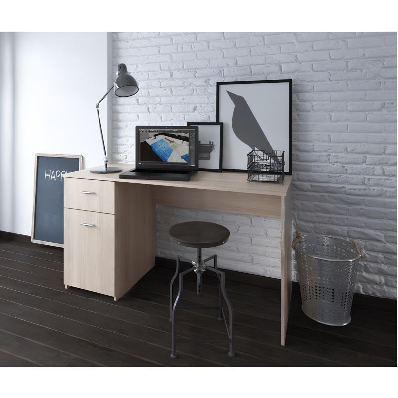 PC stôl, 140x60cm, dub sonoma, BANY