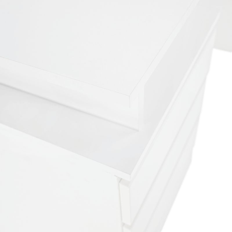 PC stôl, 118x60cm, biely, HANY NEW
