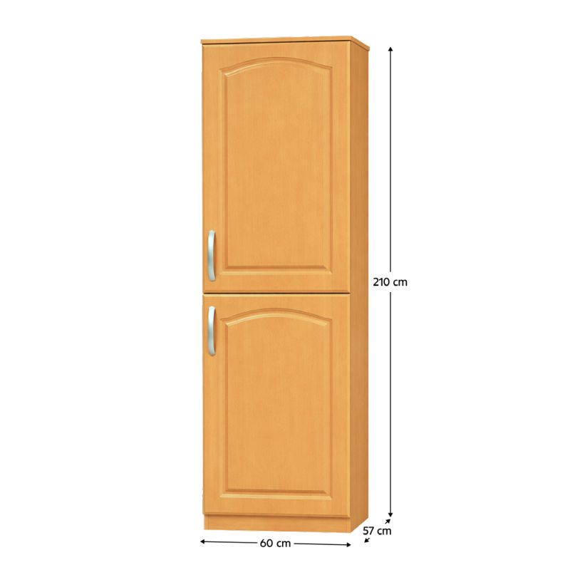Skrinka potravinová, 60cm, jelša, pravá, LORA KLASIK S60LO