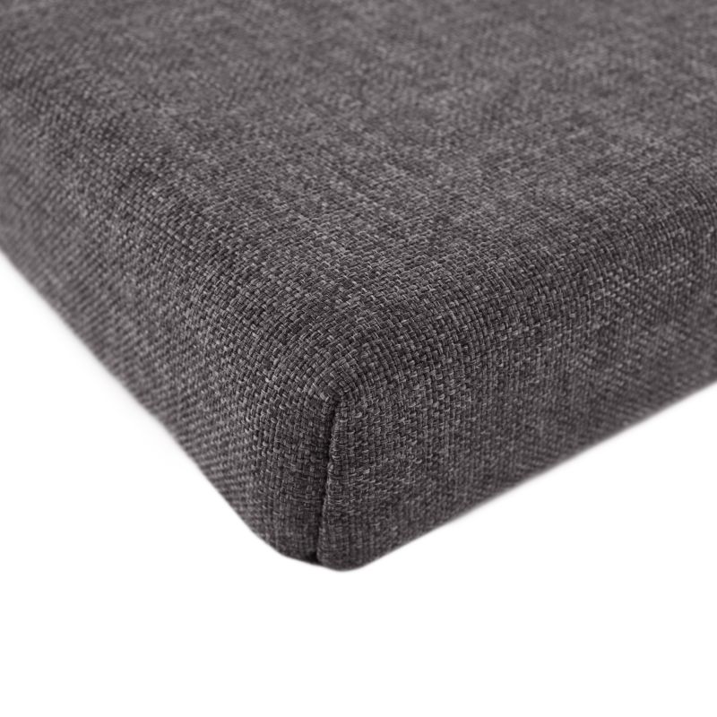 Vankúš, poduška na botník, 55cm, sivá látka, BERGI NEW