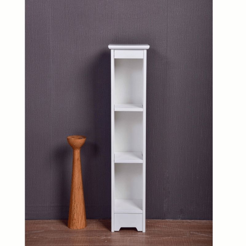 Úzky regál, 17cm, biely, ATENE TYP 6