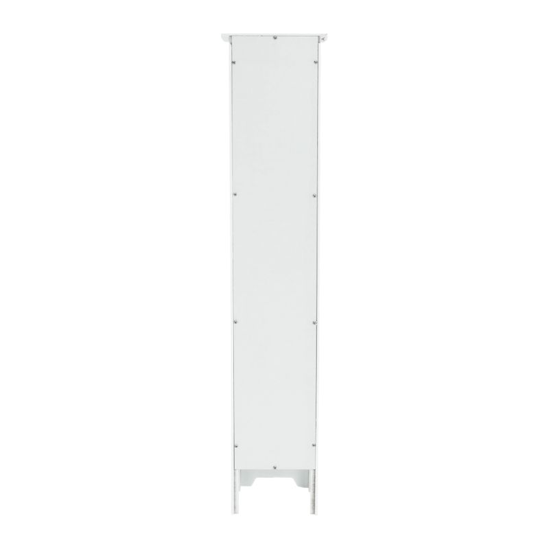 Úzky regál, 17cm, biely, ATENE TYP 6