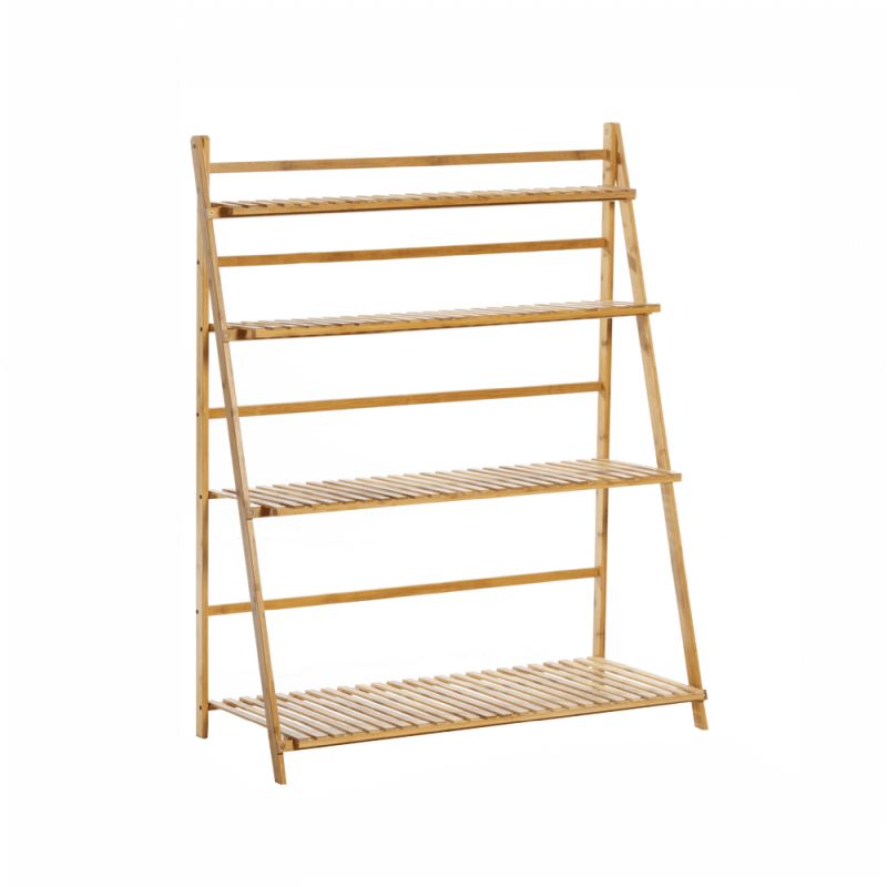 Regál, 70cm, bambus, prírodný, NEPEL TYP 2