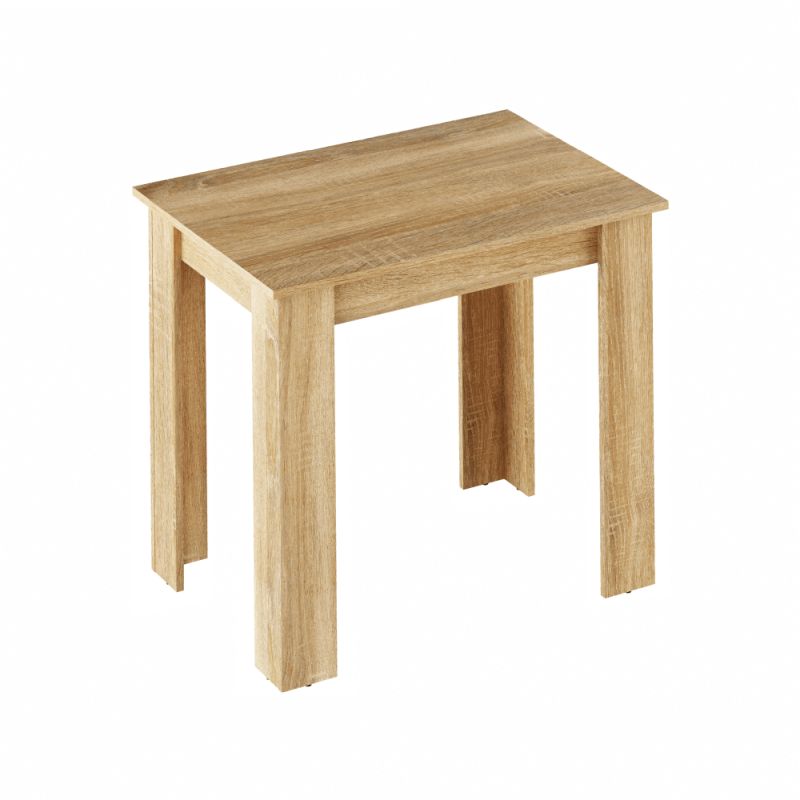 Jedálenský stôl, 86x60cm, DTD, dub sonoma, TARINIO