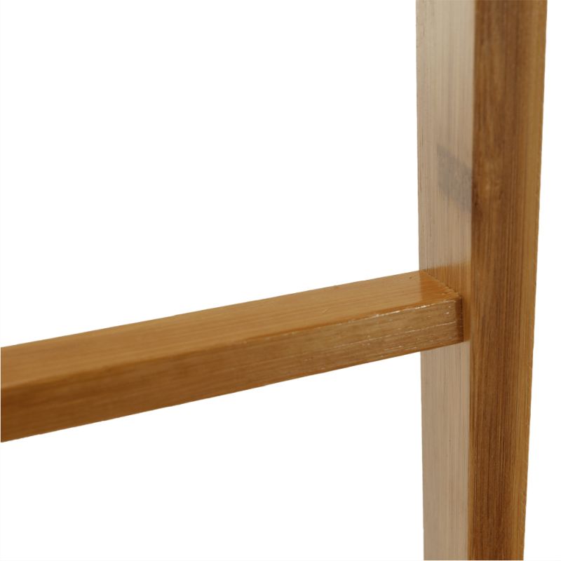 Pojazdný vešiak, prírodný, bambus, šírka 60cm, VIKIR TYP 1