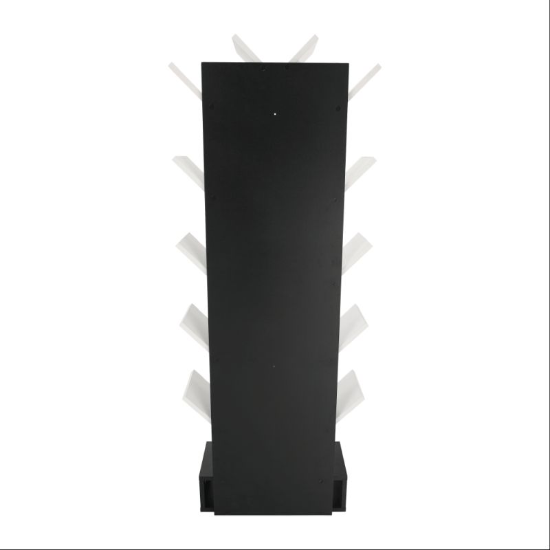 Regál, 59cm, biely, čierny, VEVEY
