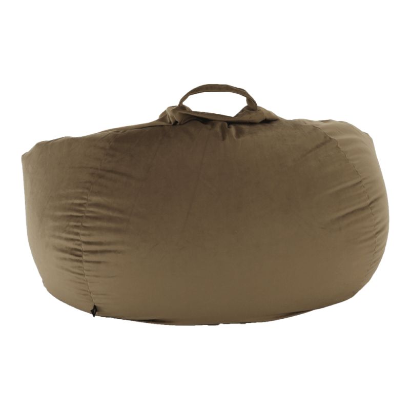 Sedací vak, 75cm, sivohnedá TAUPE látka, TRIKALO