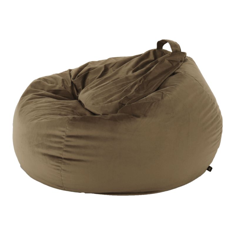 Sedací vak, 75cm, sivohnedá TAUPE látka, TRIKALO