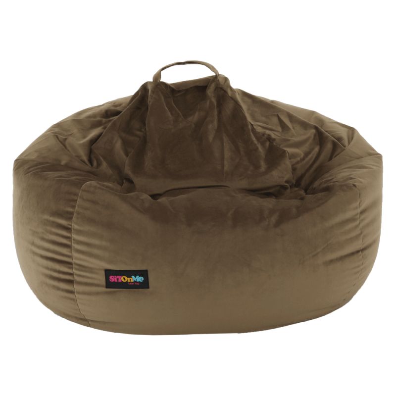 Sedací vak, 75cm, sivohnedá TAUPE látka, TRIKALO