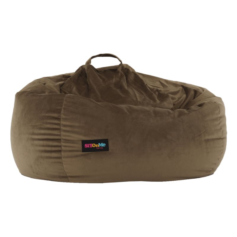Sedací vak, 75cm, sivohnedá TAUPE látka, TRIKALO