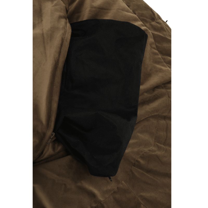 Sedací vak, 75cm, sivohnedá TAUPE látka, TRIKALO