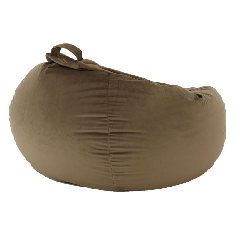 Sedací vak, 75cm, sivohnedá TAUPE látka, TRIKALO