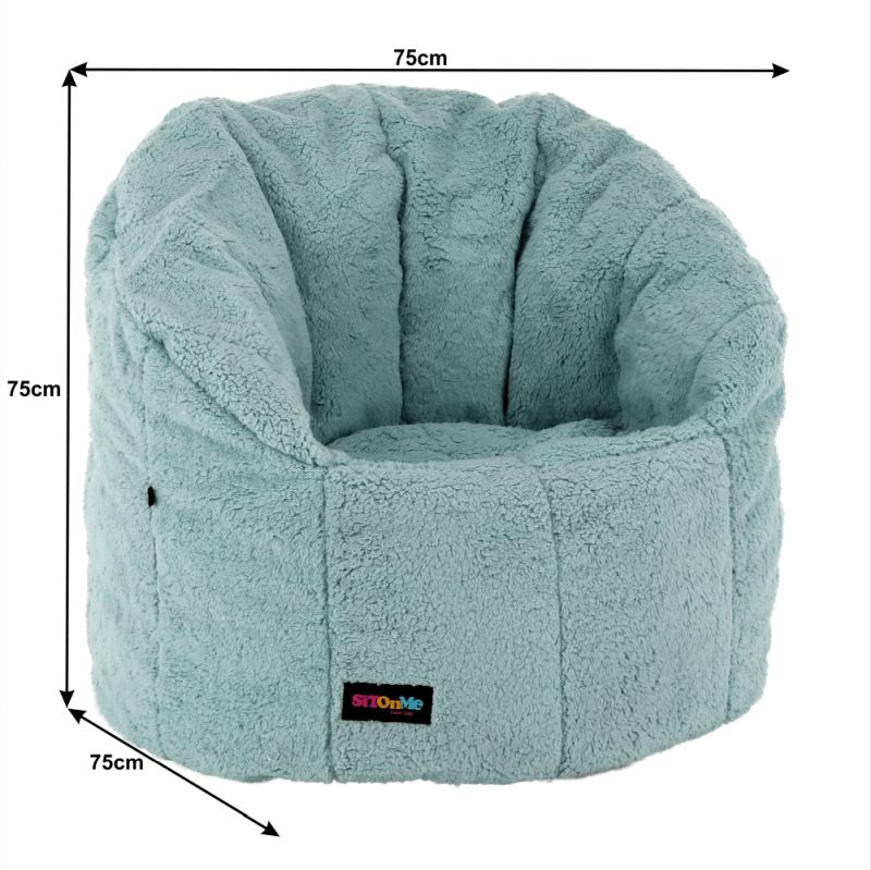 Sedací vak, 75cm, mentolová látka, ALMERO