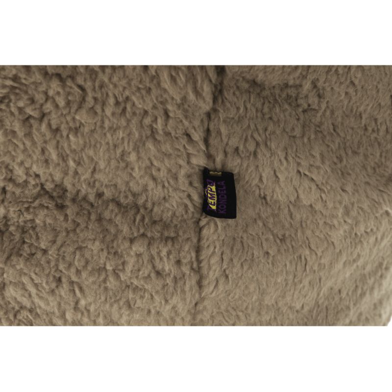 Sedací vak, 75cm, svetlohnedá látka, ALMERO