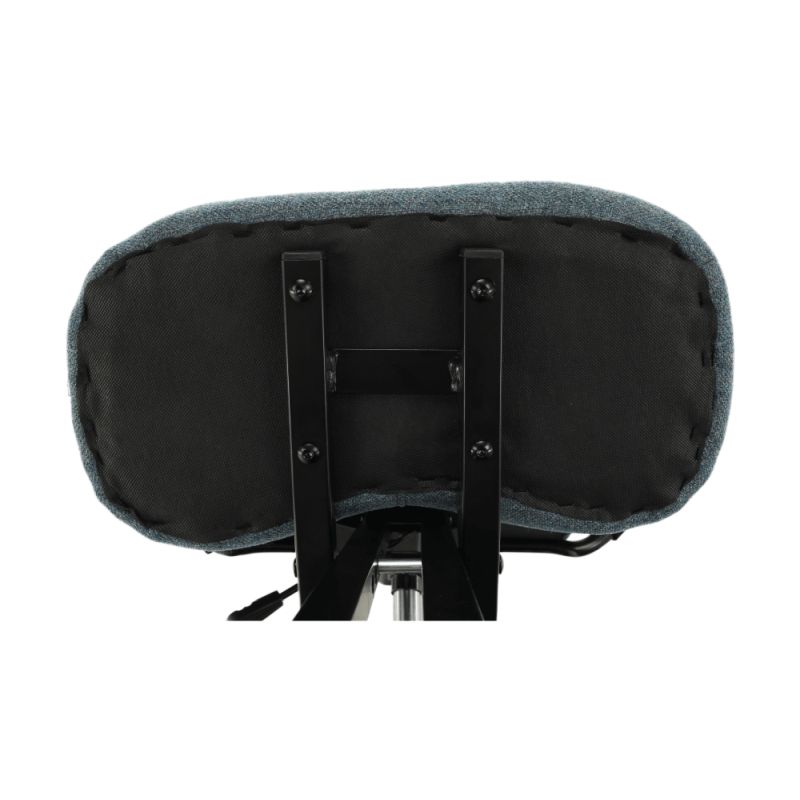 Ergonomický kľakosed, sivá látka, čierny, RUFUS