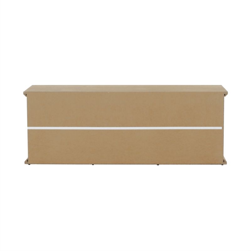 RTV stolík, 150cm, biely, dub grand, LEON MZ15