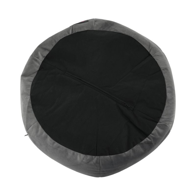 Sedací vak, 60cm, sivá látka, BABY TYP 1