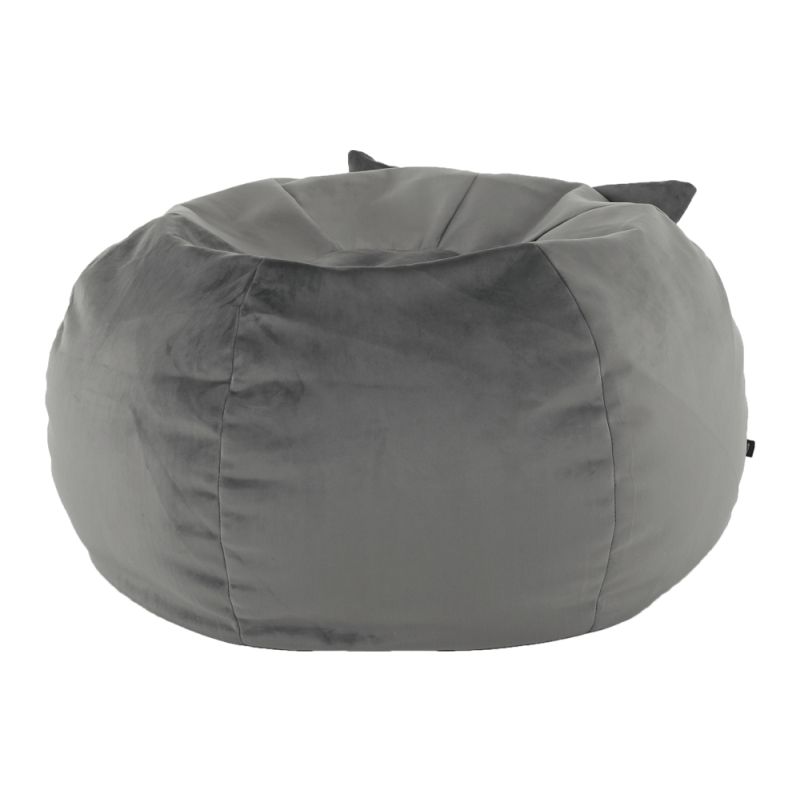 Sedací vak, 60cm, sivá látka, BABY TYP 1