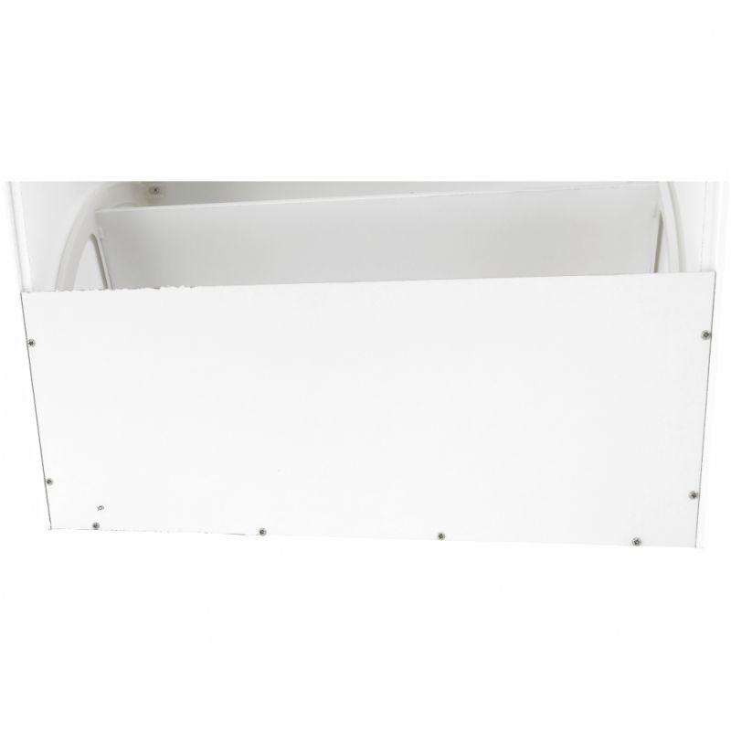 Botník, 54cm, 3-radový, biely, SEBER TYP 2
