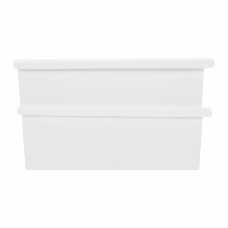 Botník, 54cm, 3-radový, biely, SEBER TYP 2