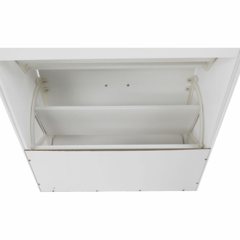 Botník, 54cm, 4-radový, biely, SEBER TYP 3