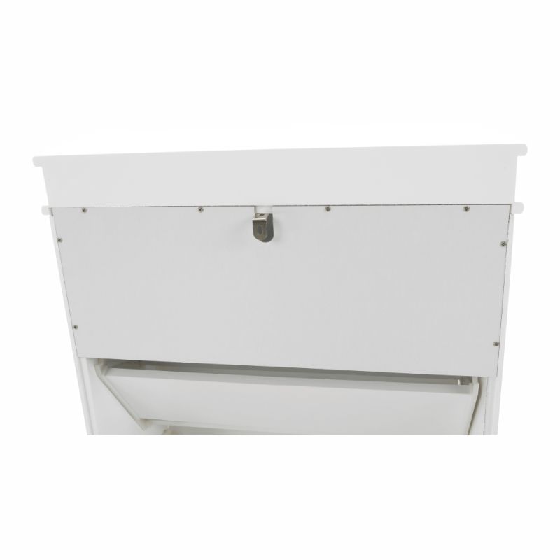 Botník, 54cm, 4-radový, biely, SEBER TYP 3