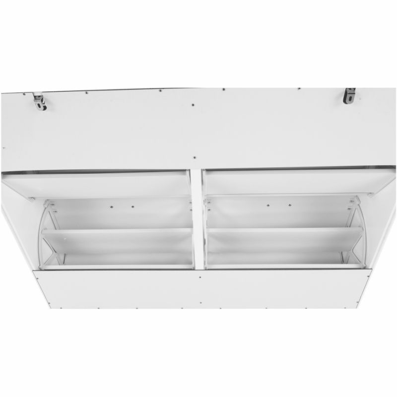 Botník, 105cm, 4-radový, biely, SEBER TYP 5