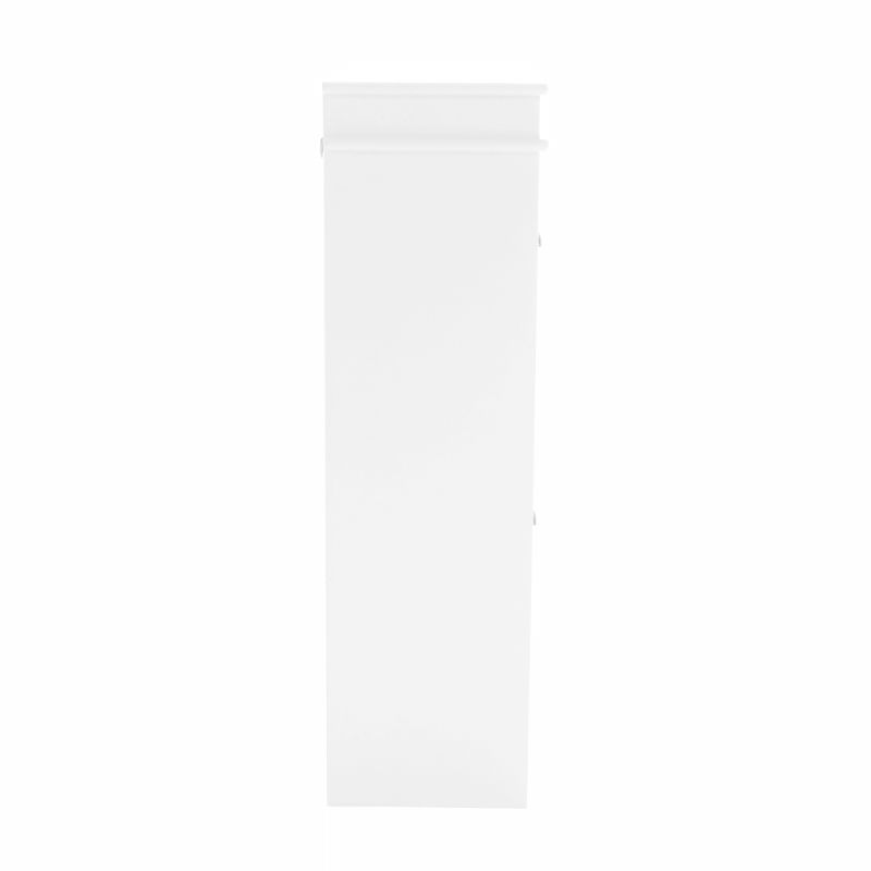 Botník, 105cm, 4-radový, biely, SEBER TYP 5