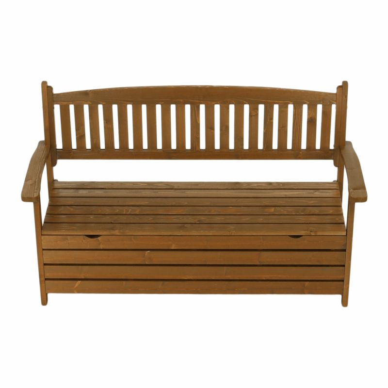 Záhradná lavička, 150cm, masív, hnedá, AMULA
